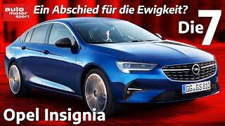 7 Fakten zum Aus des Opel Insignia: Ein Abschied für immer? I auto motor und sport