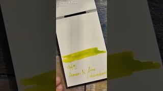 Day7. Lemon & Lime : Diamine inkvent calendar