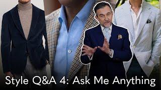 Men’s Style Q&A 4: Corduroy Blazers, Cutaway Collars, Seersucker Jackets, Contrast Buttons & More