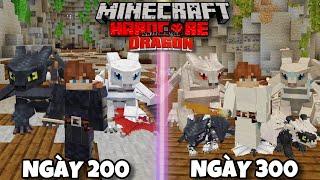 Mình Sinh Tồn 300 Ngày Minecraft Bí Kíp Luyện Rồng Siêu Khó !!