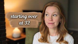 starting over in your 30's (chatty vlog, life advice, what's truly valuable?)