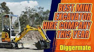 Diggermate Mini Excavator Hire Business Now Hiring Wacker Neuson Excavator and Compaction Equipment