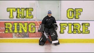 Goalie Skating Drill - Kirk Lemur's How To Practice Shuffling  - The Ring Of Fire