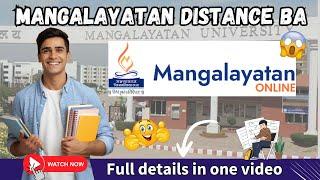 Mangalayatan University - Online BA | Online Distance BA | Affordable Online Distance BA