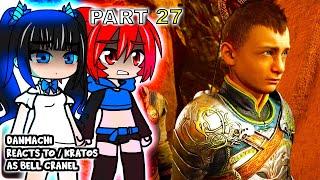 Danmachi react to bell as KRATOS Part 27 || GOW Ragnarök ||- Gacha Club React