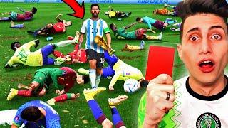 تحدي أكسب كأس العالم لكن مسموح  بالتكسير والعنف فقط  !!