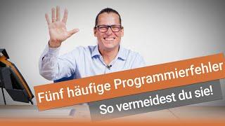 FÜNF Programmierfehler bei Industrierobotern (leicht zu vermeiden) | Werner Hampel