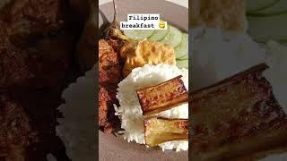 typical #filipinobreakfast #pinoyfood #fyp