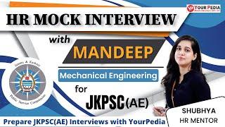 HR Mock interview for JKPSC(AE) Interview | ME | Prepare interviews Preparation with YourPedia