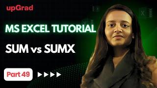 Excel For Fresher Part 49 | SUM vs SUMX | DAX Difference Between SUM and SUMX | DAX Functions