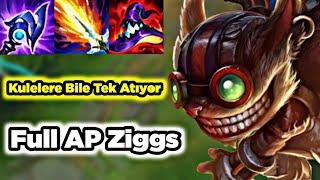 Kulelere Bile Tek Atan Rakip Sinir Eden Ziggs Durmadan Bomba Atıyor Wild Rift