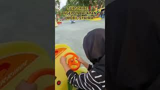 SUBSCRIBE️BALAPAN MOBIL SYAIMA DAN RASHAD #anak #mobil #race #shorts #trending #funny #subscribe