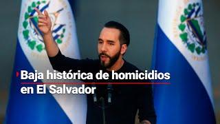 #AgendaMundial | Clave de la seguridad. En el Salvador, Bukele celebra baja histórica de homicidios