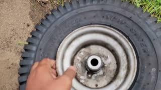 Changing a Lawn Tractor Tires, Craftsman. DIY