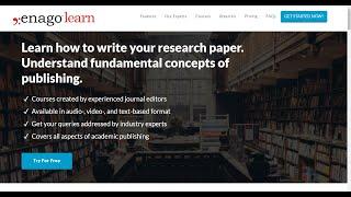 Enago Learn: An e-Learning Course on Academic Publishing