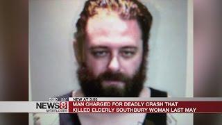 Man charged for deadly crash that killed elderly woman in Southbury