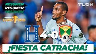 Resumen y goles | Honduras 4-0 Granada | Copa Oro 2021 | Grupo D | TUDN