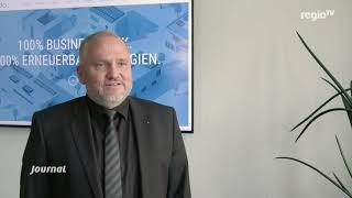 Klimaneutrales Gewerbegebiet Blurado - OB Martin Staab im Interview mit dem Journal von RegioTV