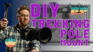 How to make a backpacking camera MONOPOD from your trekking pole. Save weight and shoot more.