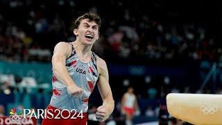 Stephen Nedoroscik COMES THROUGH on pommel horse in U.S. bronze medal effort | Paris Olympics