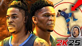 NBA 2K25 ANTHONY EDWARDS VS JA MORANT!