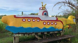 Florida Roadside Attractions & Abandoned Places - BEATLES’ Yellow Submarine & Uniroyal Gal GIANT