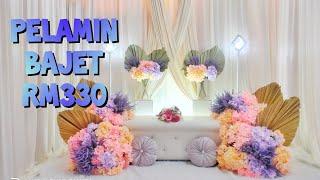 Pelamin Bajet Rm330..Tirai Kiri dan Kanan