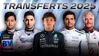 MERCATO F1 2025 : LE POINT COMPLET SUR LES TRANSFERTS/RUMEURS