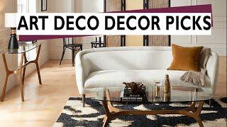 How to pick Modern Art Deco Interior Decor Picks // How to get this look in your home!