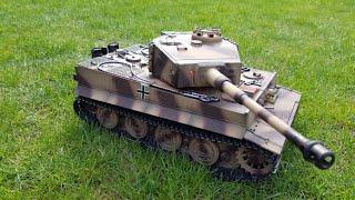 RC Tank 1:16 Taigen Tiger 1 (PROFI) - unboxing and first run