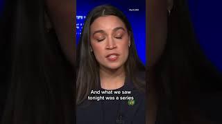 #AOC disagrees with #Trump's #CNN town hall