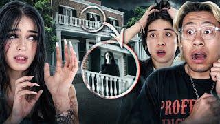 OVERNIGHT in the MOST HAUNTED HOUSE‼️ THOMAS MESSED UP