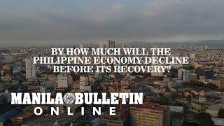 By how much will the Philippine economy decline before its recovery?