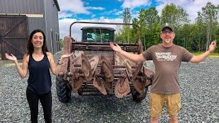 Buying the CHEAPEST Manure Spreader I Can Find - WILL It WORK (1950 NEW IDEA 12A Manure Spreader)