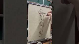 Vintage Charm in Figure Painting | Art by: @willrochfortart (IG)