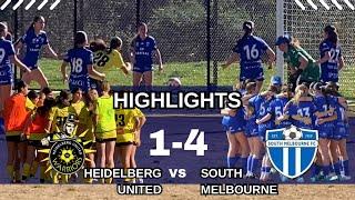 Heidelberg United FC VS South Melbourne FC U15 NPL VIC Girls Highlights