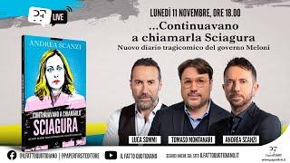 "...Continuavano a chiamarla Sciagura", Scanzi presenta il nuovo libro con Sommi e Montanari