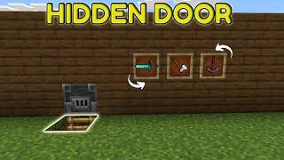 Minecraft Bedrock Item Frame Combination Lock | Bedrock Redstone Tutorial