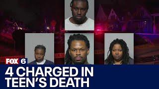 4 charged in connection to homicide of Milwaukee teen | FOX6 News Milwaukee