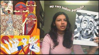 MY ACCEPTED ART PORTFOLIO THAT GOT ME SCHOLARSHIP \\ PRATT, SAIC, CCA (PART 1)