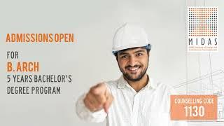 MIDAS Architecture College Admission Open  2024 | Top Architecture College