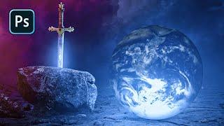 Legendary Sword of King Arthur Photo Manipulation Tutorial