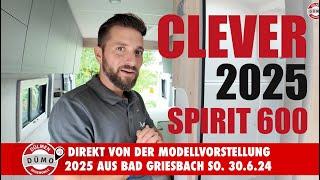 Exklusiv  Die neuen CLEVER - Kastenwagen 2025.  Der SPIRIT 600.