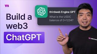 Build a custom web3 GPT with ChatGPT and Engine