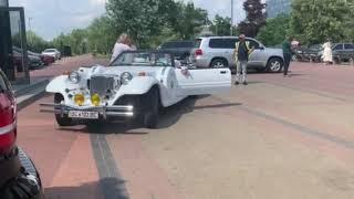 Ретро кабриолет белый Mitsuoka Dore 1993 год аренда/ретро авто на свадьбу/ретро авто для кино/съемки