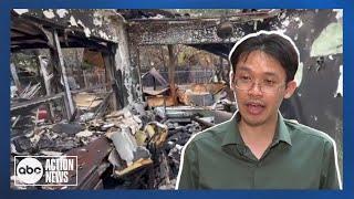 Fire destroyed couple's home weeks before their first child is born