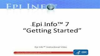 Epi Info 7 Getting Started