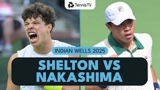 Ben Shelton vs Brandon Nakashima | Indian Wells 2025 Highlights