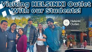 Travelling Helsinki Outlet with our Students, No need to buy Heavy Luggeges #finland #edufinn