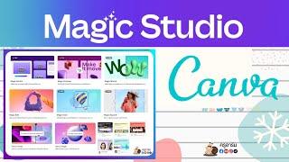 การใช้งาน Magic Studio ใน Canva #canva